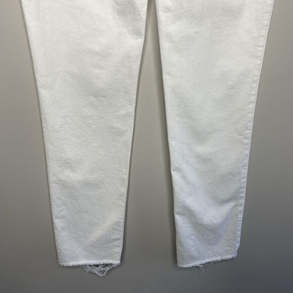 MADEWELL Jeans Women 23 The Perfect Vintage White Raw Hem High Rise NO662 - Picture 10 of 14